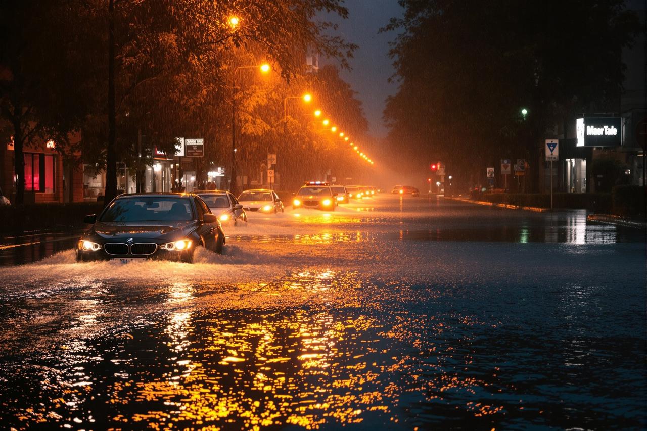某城市突降特大暴雨,全城开启看海模式 - 每日大赛吃瓜 某城市突降特大暴雨,全城开启看海模式 - 每日大赛吃瓜